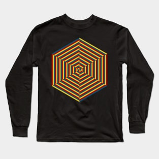 Split Primary Hex Long Sleeve T-Shirt